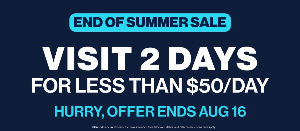 Visit 2 days for less than $50/day
