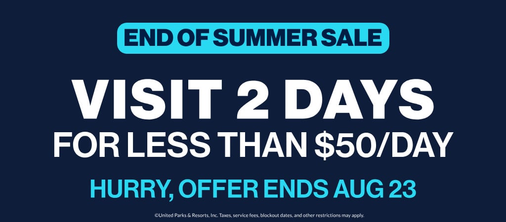Visit 2 days for less than $50/day