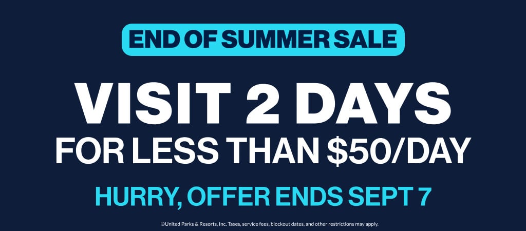 Visit 2 days for less than $50/day