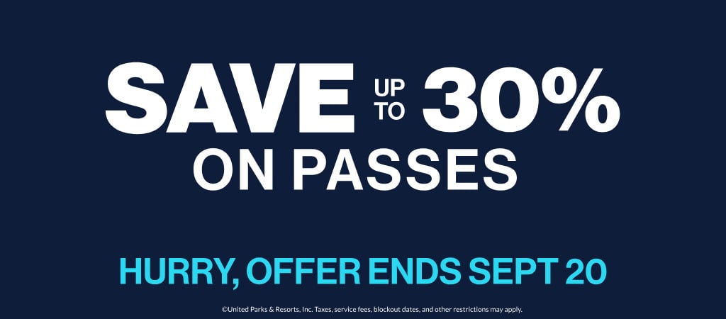 Save up to 30% on passes