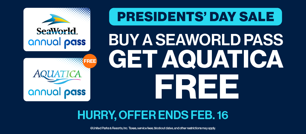Buy a SeaWorld Pass, get Aquatica Free