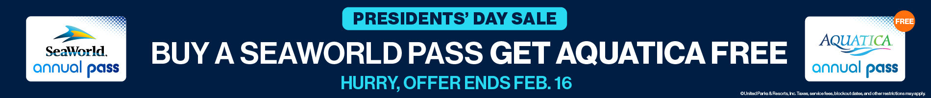 Buy a SeaWorld Pass, get Aquatica Free