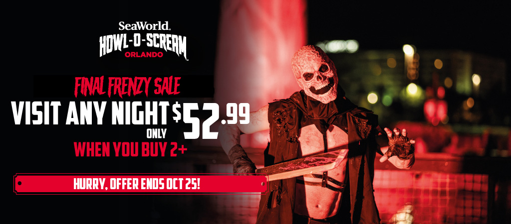 Visit any night for only $52.99 when you buy 2+