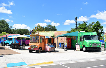 Sesame Street Land Food Trucks