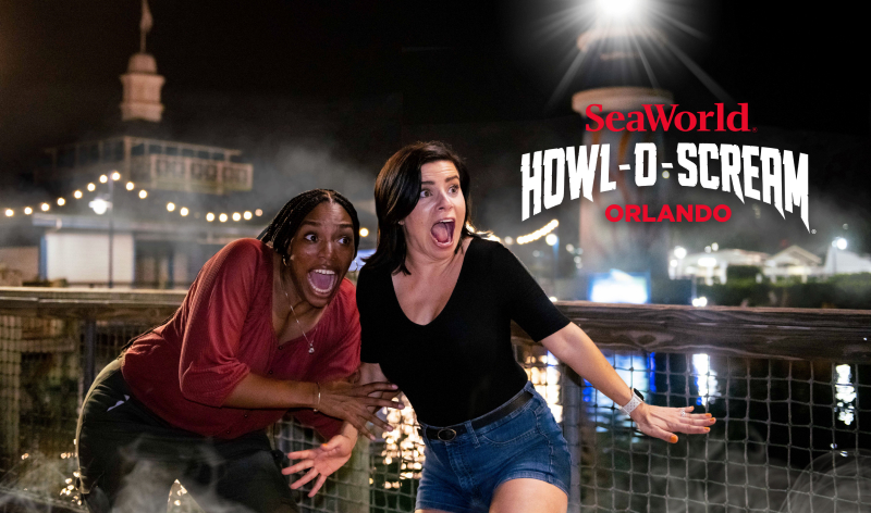 Howl-O-Scream at SeaWorld Orlando.
