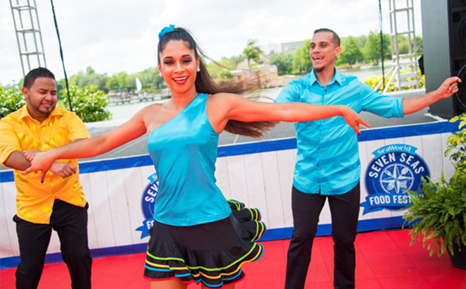 Watch amazing dancers and other live performances at the Seven Seas Food Festival