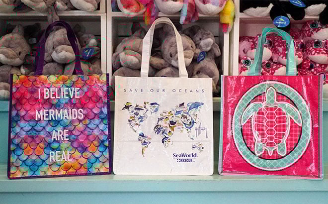 SeaWorld has eliminated single-use plastic bags in all of the parks.