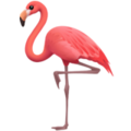 apple emoji flamingo