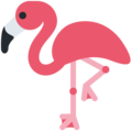 twitter emoji flamingo