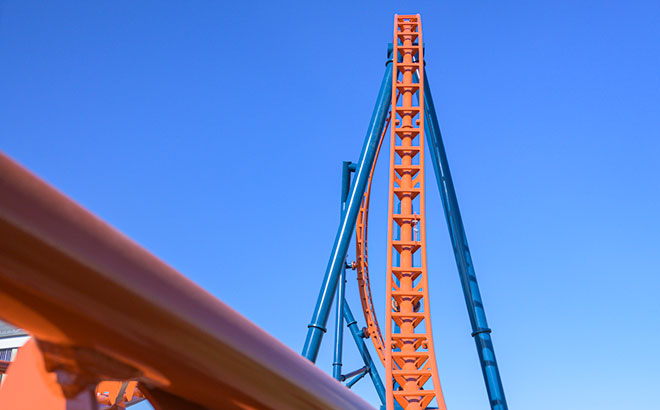 SeaWorld Orlando's Ice Breaker Roller Coaster