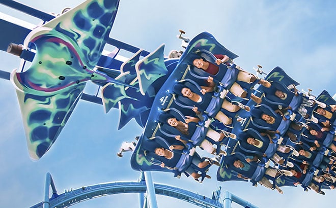 SeaWorld Orlando's Manta Roller Coaster