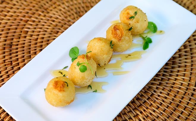 Goat Cheese Croquettes available during SeaWorld Seven Seas Food Festival