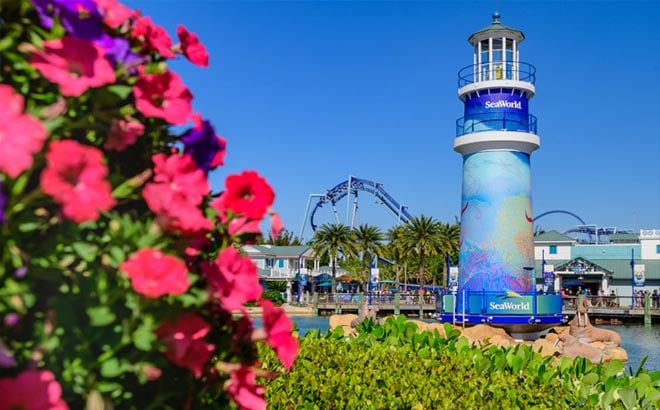 SeaWorld Orlando Front Entrance Lighthouse
