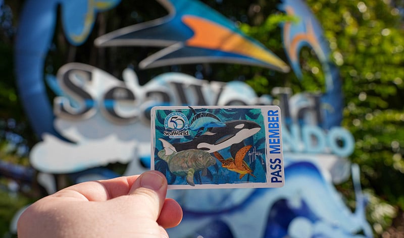 SeaWorld Pass Member card