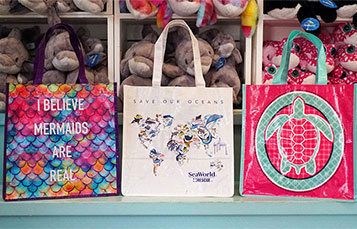 Reusable Bags at SeaWorld