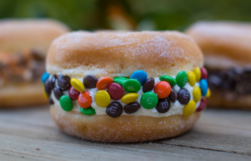 Donut Ice Cream Sandwich