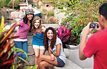 Guests at SeaWorld Orlando