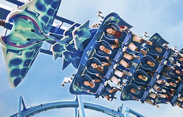 Manta roller coaster at SeaWorld Orlando