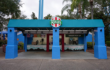 Ritas Italian Ice exterior at SeaWorld Orlando