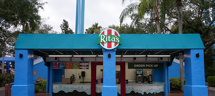 Ritas Italian Ice exterior at SeaWorld Orlando