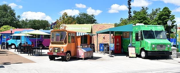 Sesame Street Land Food Trucks
