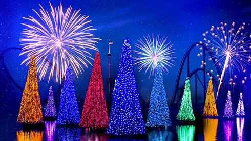 Sea of Trees at SeaWorld Orlando Christmas Celebration