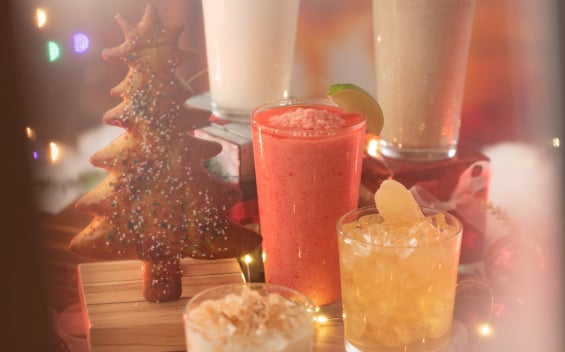 Holiday beverages at Waterway Grill