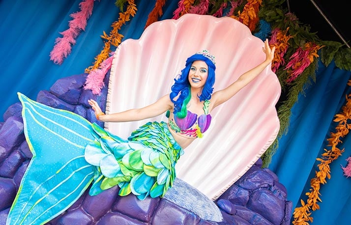 Meet a mermaid during SeaWorld Halloween Spooktacular