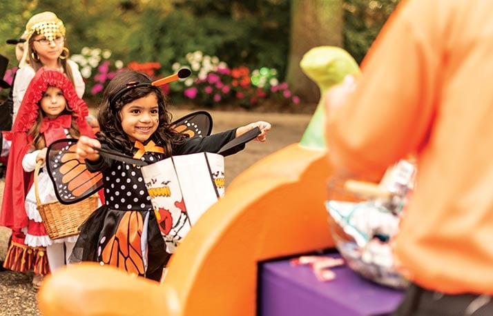 Trick-or-treating at SeaWorld Halloween Spooktacular event