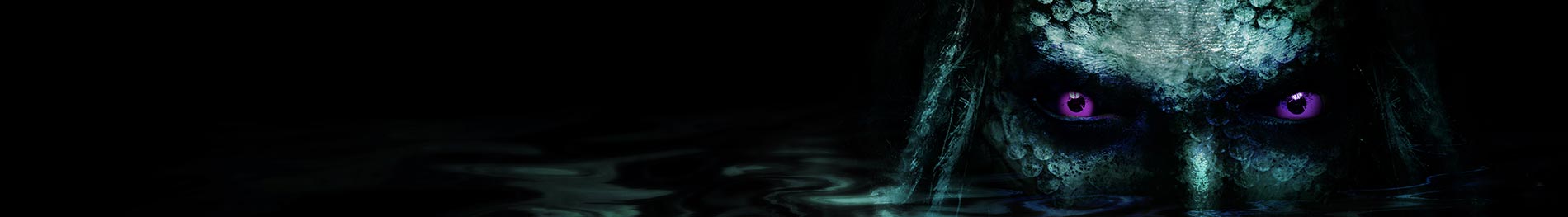 Siren eyes above the water