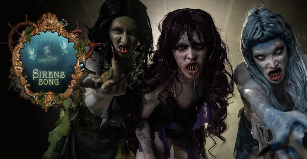 Sirens Song show during Howl-O-Scream at SeaWorld Orlando