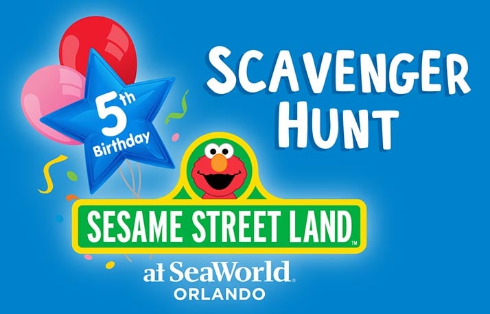 Sesame Street Land Scavenger Hunt logo