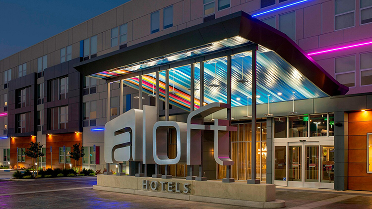 Aloft Orlando Building Exterior