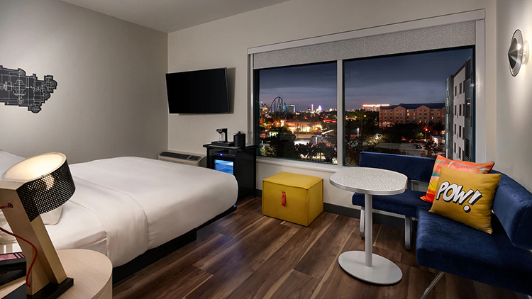 Aloft Orlando Room Interior