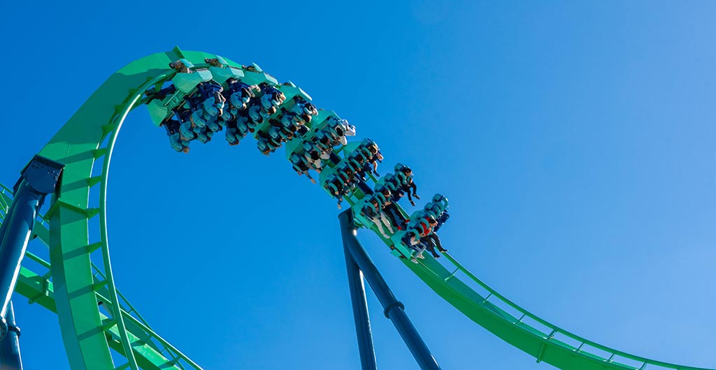 Ride SeaWorld's floorless coaster, Kraken