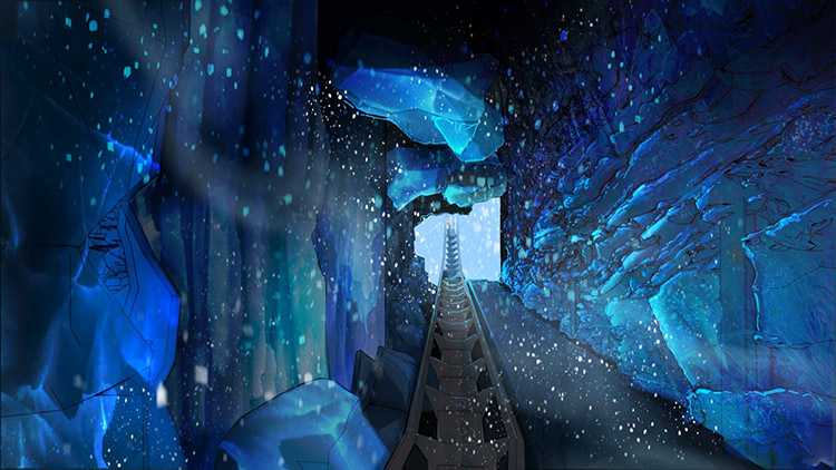 SeaWorld Orlando Penguin Trek Launch Concept Art