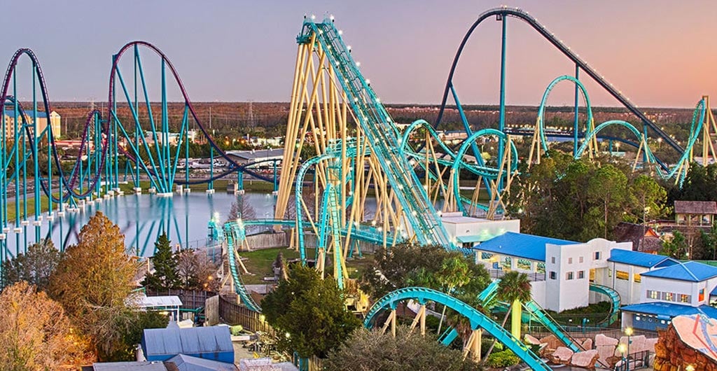 SeaWorld Orlando Roller Coasters