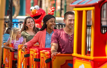 Elmo's Choo Choo Train at Sesame Street Land at SeaWorld Orlando