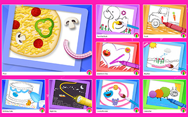 Sesame Street Coloring Site