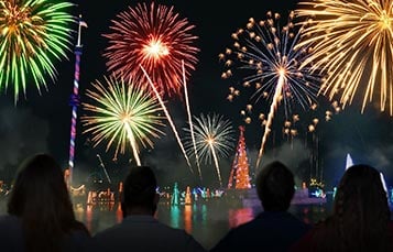 Holiday Reflections New Years Eve Fireworks at SeaWorld Orlando