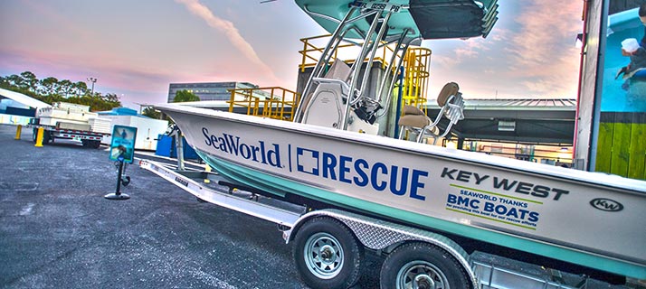 SeaWorld Rescue Boat