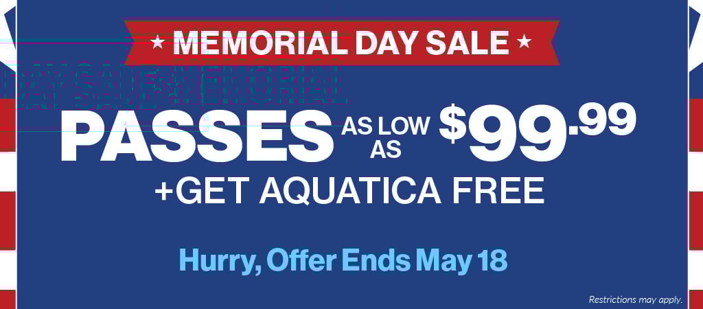 Passes as low as 99.99 + Get Aquarica FREE