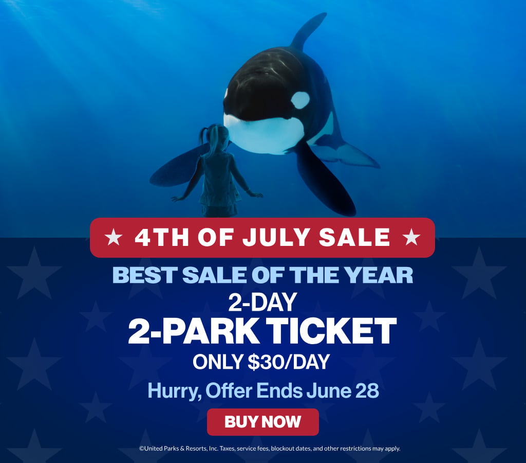 2-Day 2-Park Ticket! Only $30/day