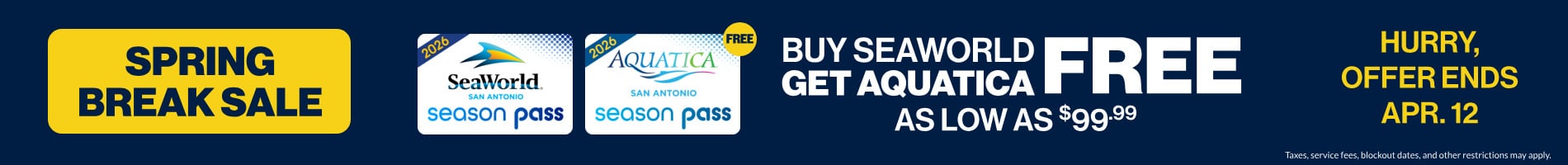 Buy SeaWorld Get Aquatica Free