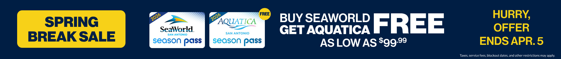 Buy SeaWorld Get Acquatica Free