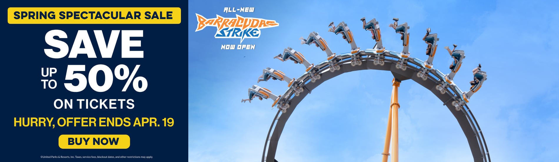 Save up to 50% on Tickets