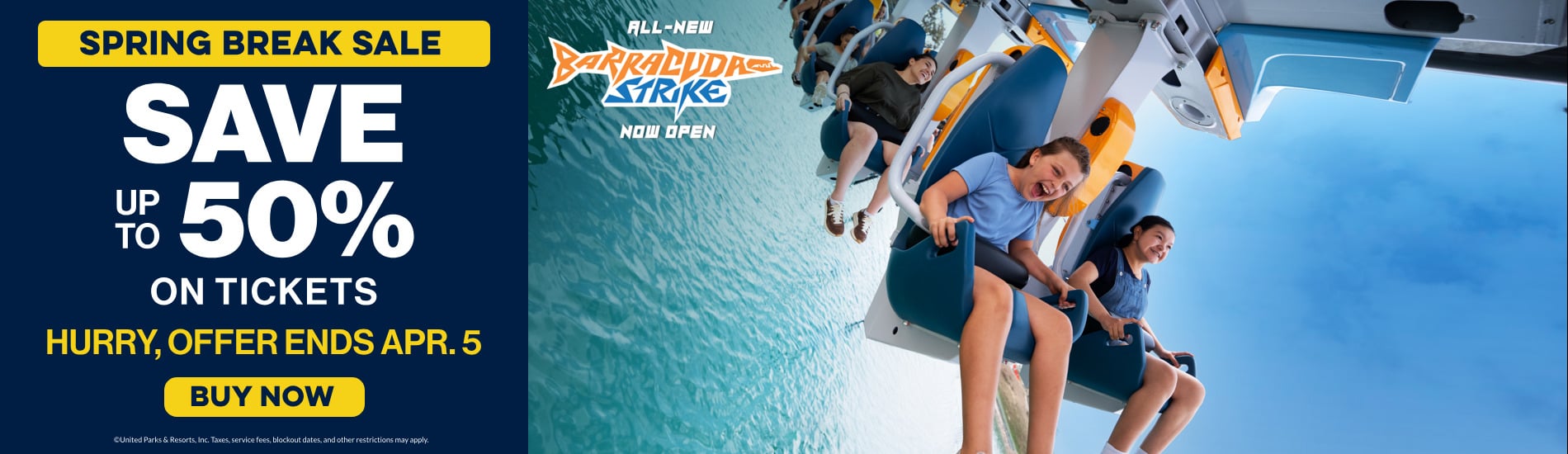 Save up to 50% on TIckets