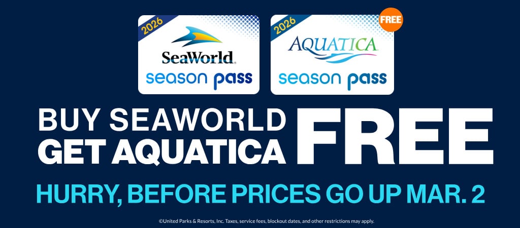 Buy SeaWorld Get Aquatica Free