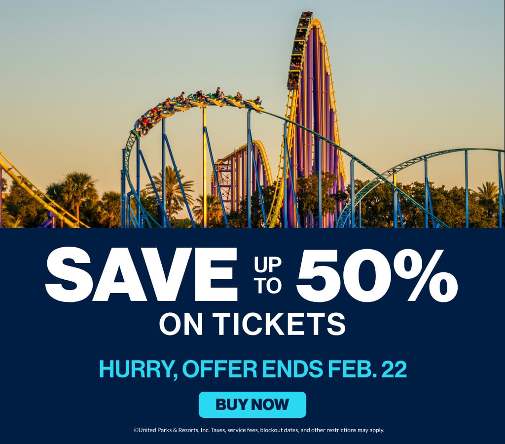 Save up to 50% on Tickets