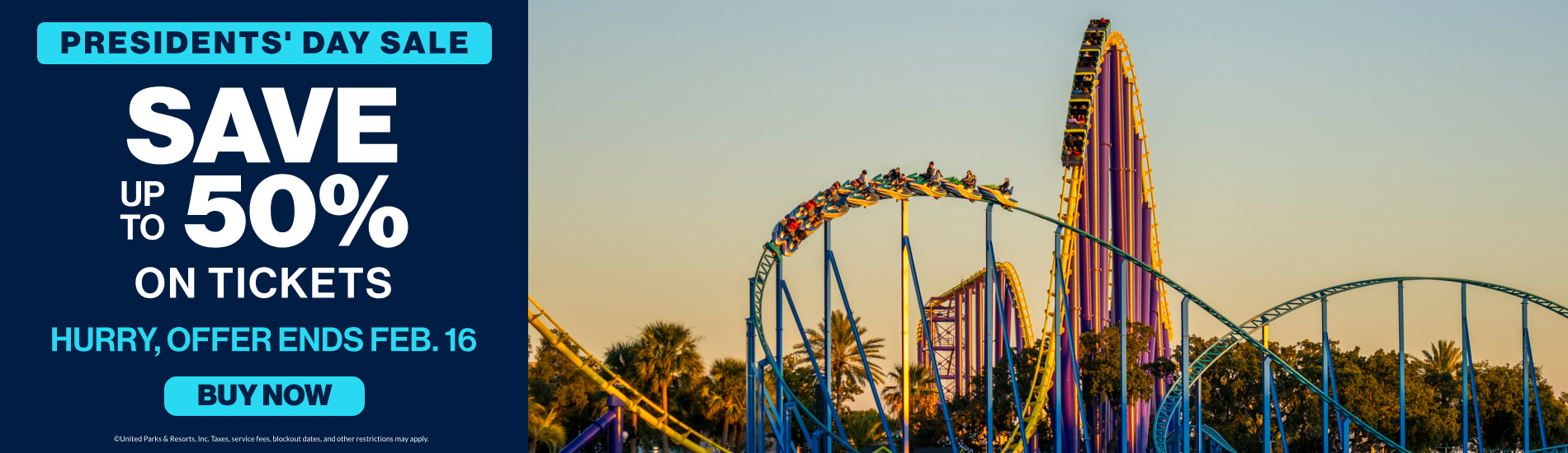 Save up to 50% on Tickets